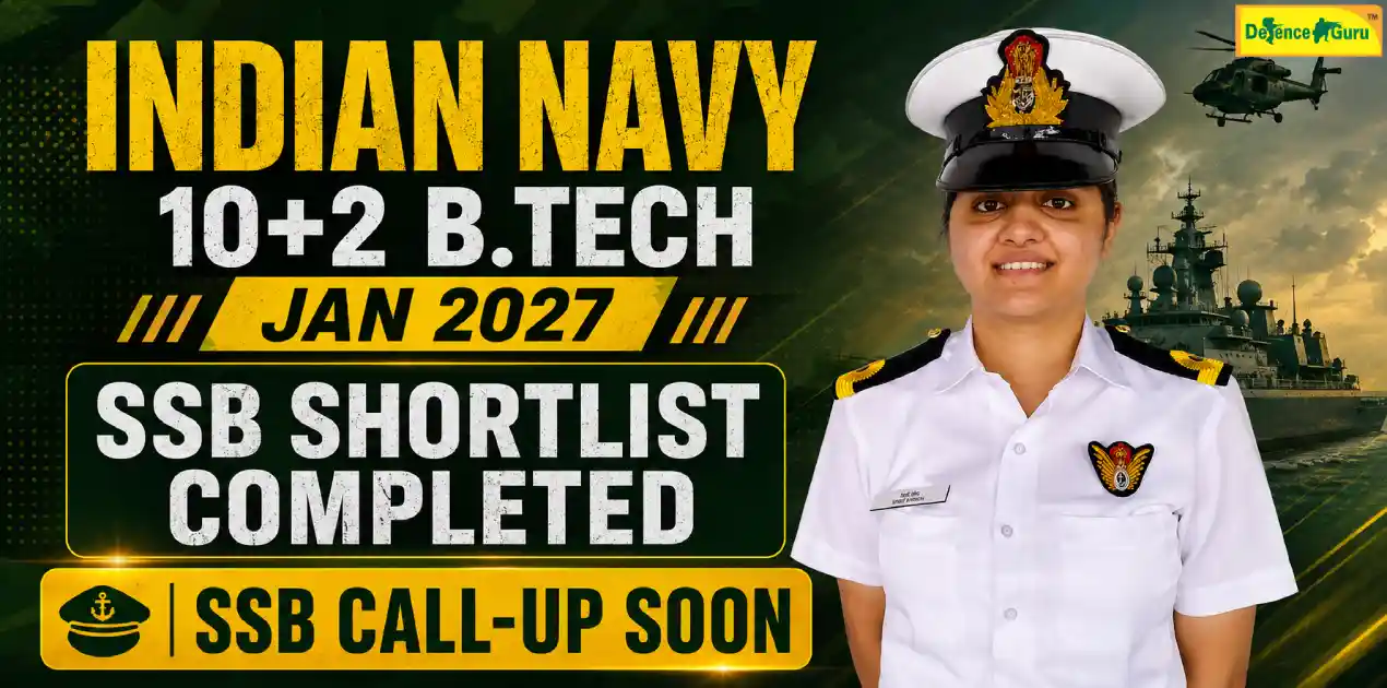 Indian Navy 10+2 B.Tech Recruitment